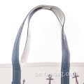 Natural Beach Canvas Tasche mit individuellem Druck